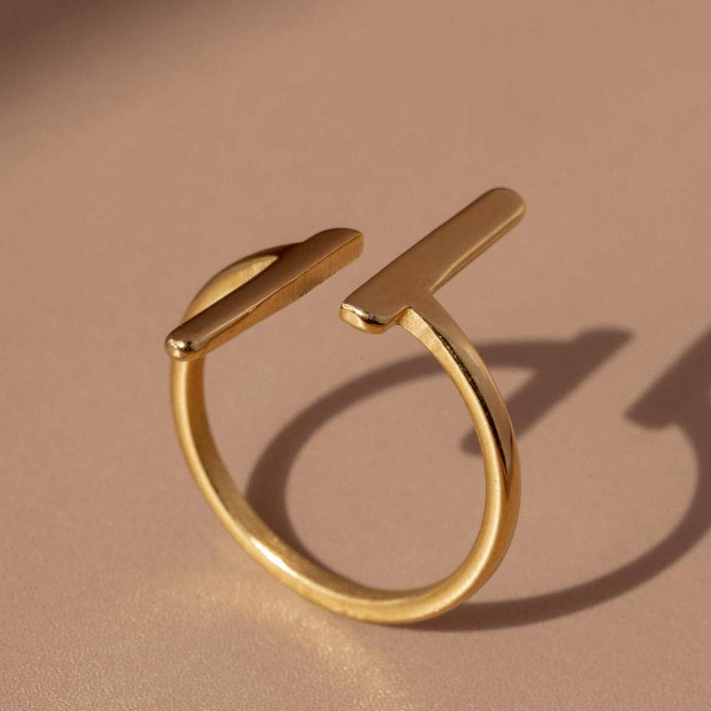 18K Gold-Plated Sabrina Ring
