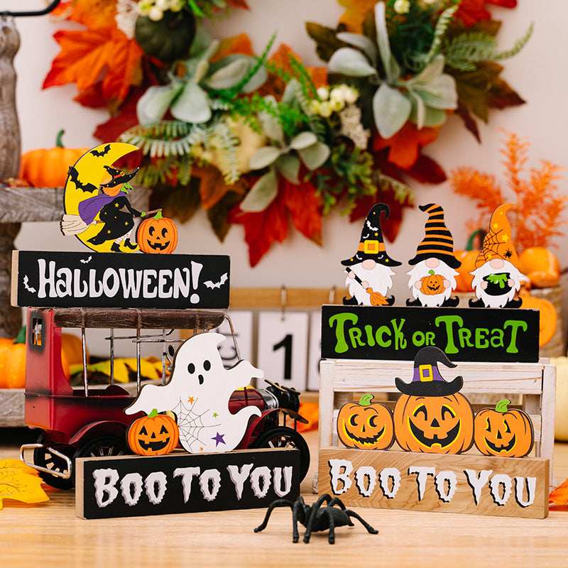 Assorted 2-Piece Halloween Element Ornaments - Trendsi - Flyclothing LLC