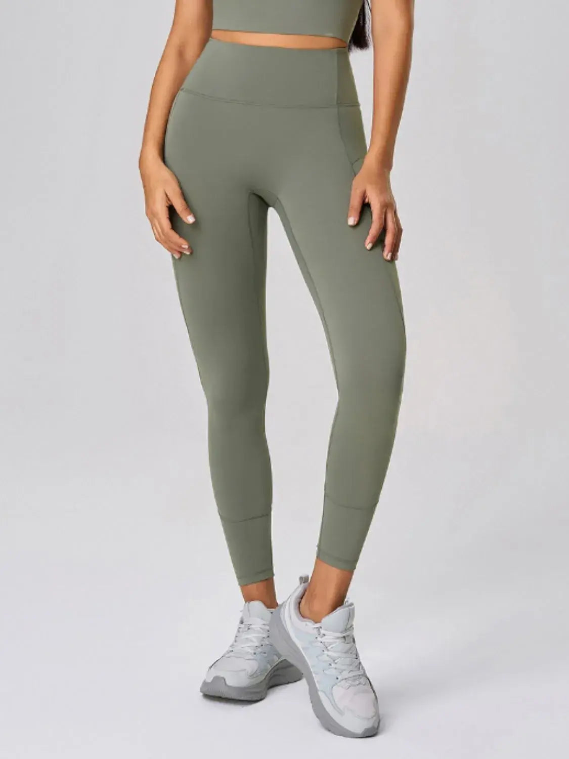 High Waist Active Leggings - Trendsi - Flyclothing LLC