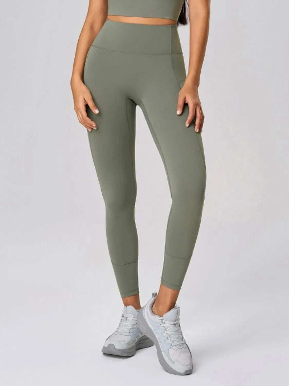 High Waist Active Leggings - Trendsi - Flyclothing LLC