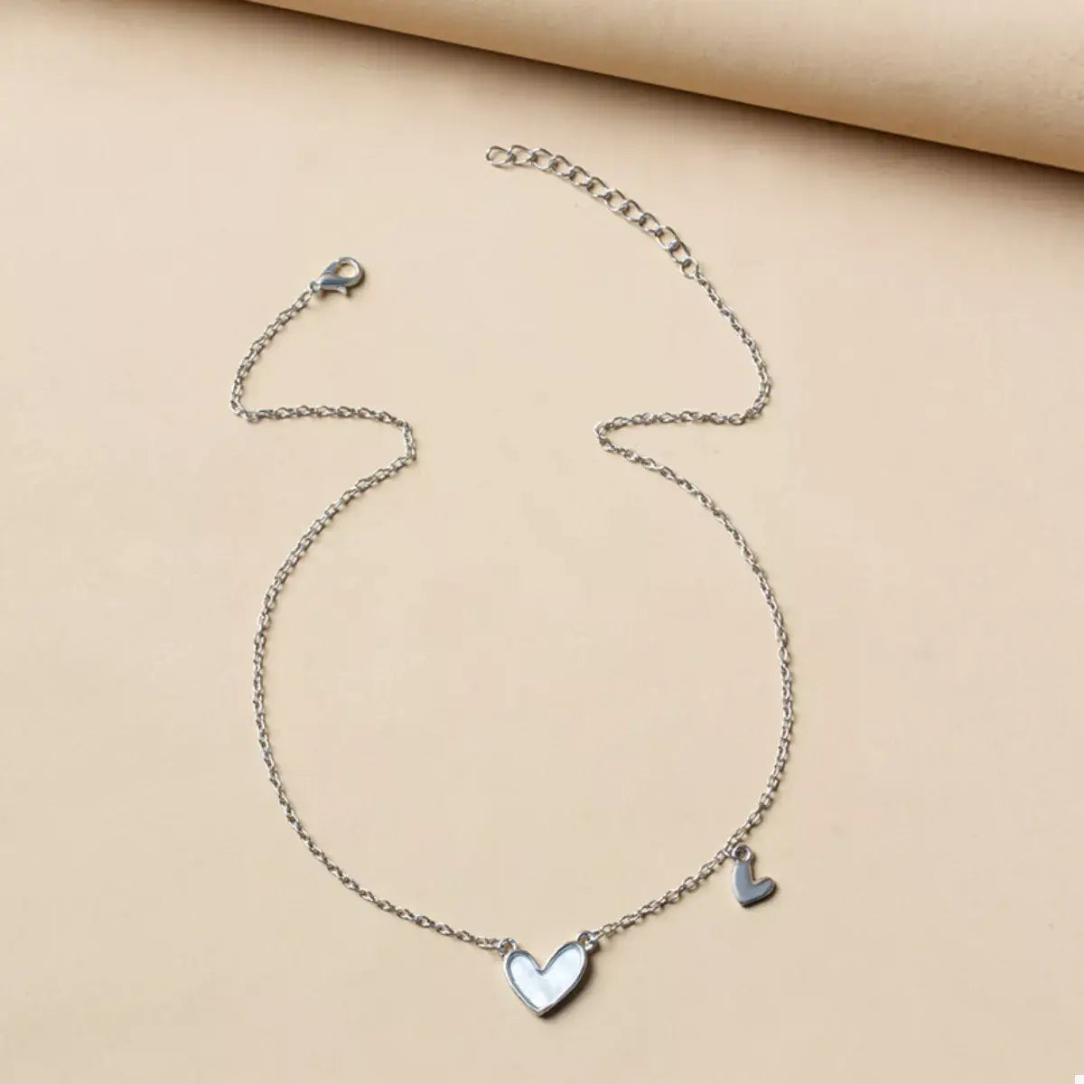 Alloy Heart Pendant Necklace - Trendsi - Flyclothing LLC
