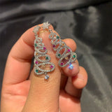 Christmas Tree Dangle Earrings - Trendsi - Flyclothing LLC