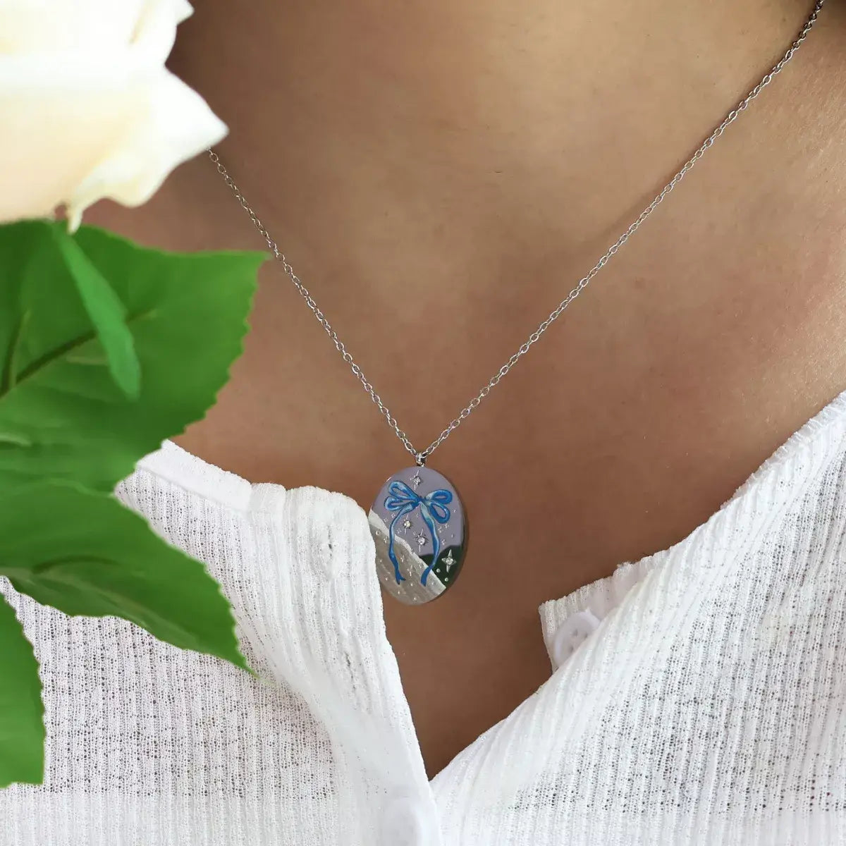 Stainless Steel Pendant Necklace - Trendsi - Flyclothing LLC
