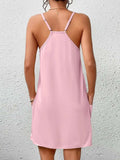 Pocketed Scoop Neck Cami Dress - Trendsi - Flyclothing LLC