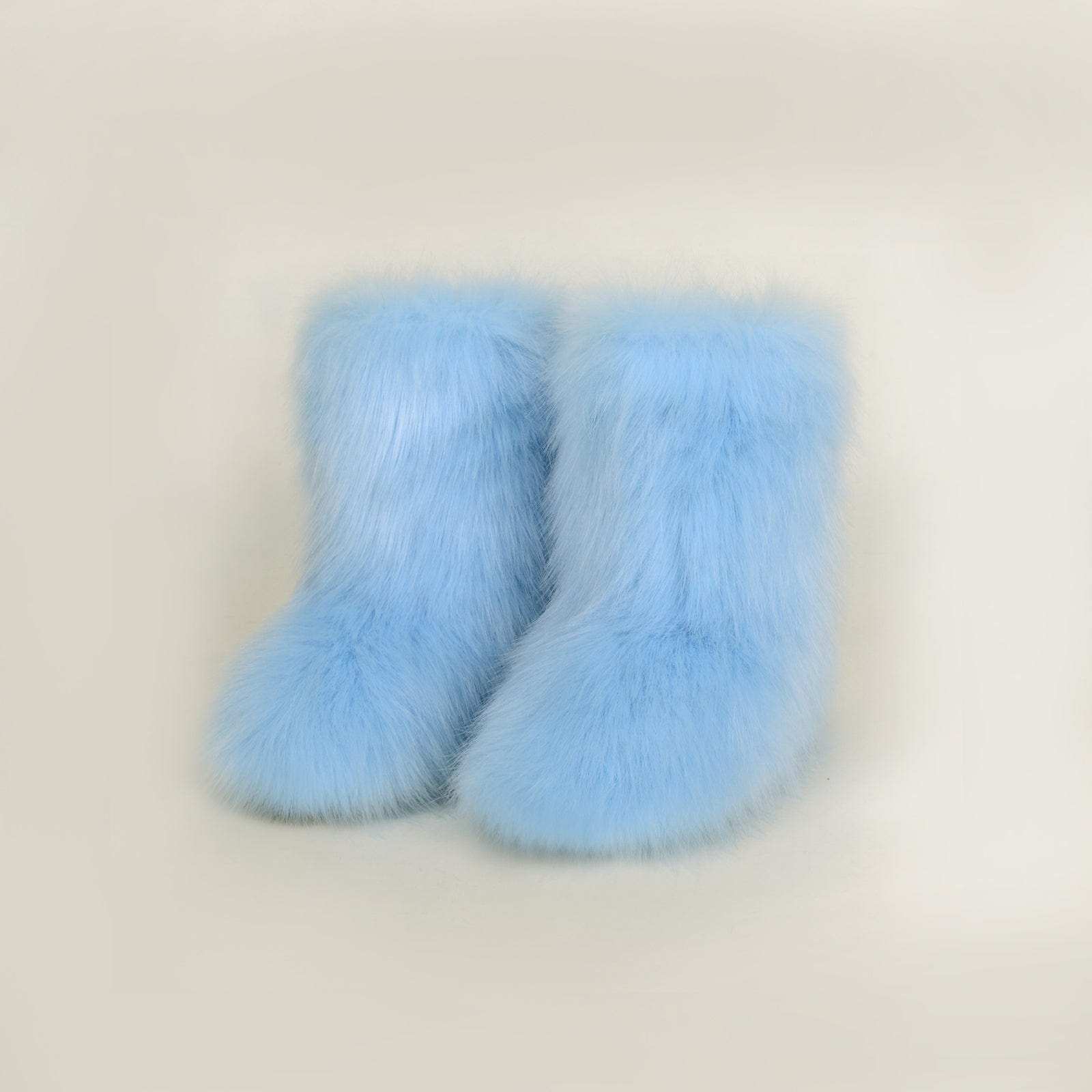 Thermal Fuzzy Platform Boots - Trendsi - Flyclothing LLC