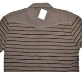 Pila Design Black & Gray Striped Shirt - Pila Design - Flyclothing LLC