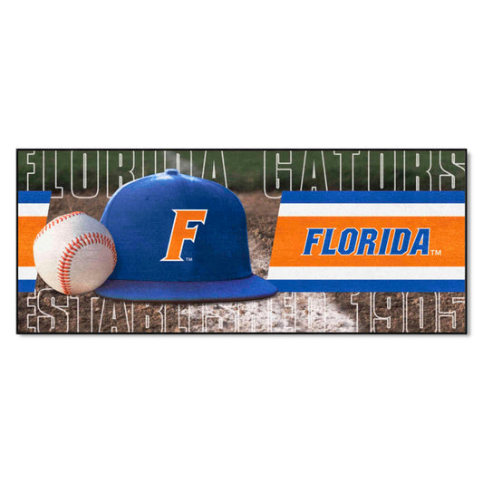 Florida Gators Baseball Runner Rug - 30in. x 72in. - Florida