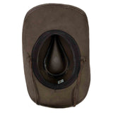 Rockmount Ranch Wear Brown Leather Western Hat with Studded Concho Hatband - Rockmount Clothing - Flyclothing LLC