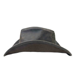 Rockmount Ranch Wear Brown Leather Western Hat with Studded Concho Hatband - Rockmount Clothing - Flyclothing LLC