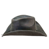 Rockmount Ranch Wear Brown Leather Western Hat with Studded Concho Hatband - Rockmount Clothing - Flyclothing LLC