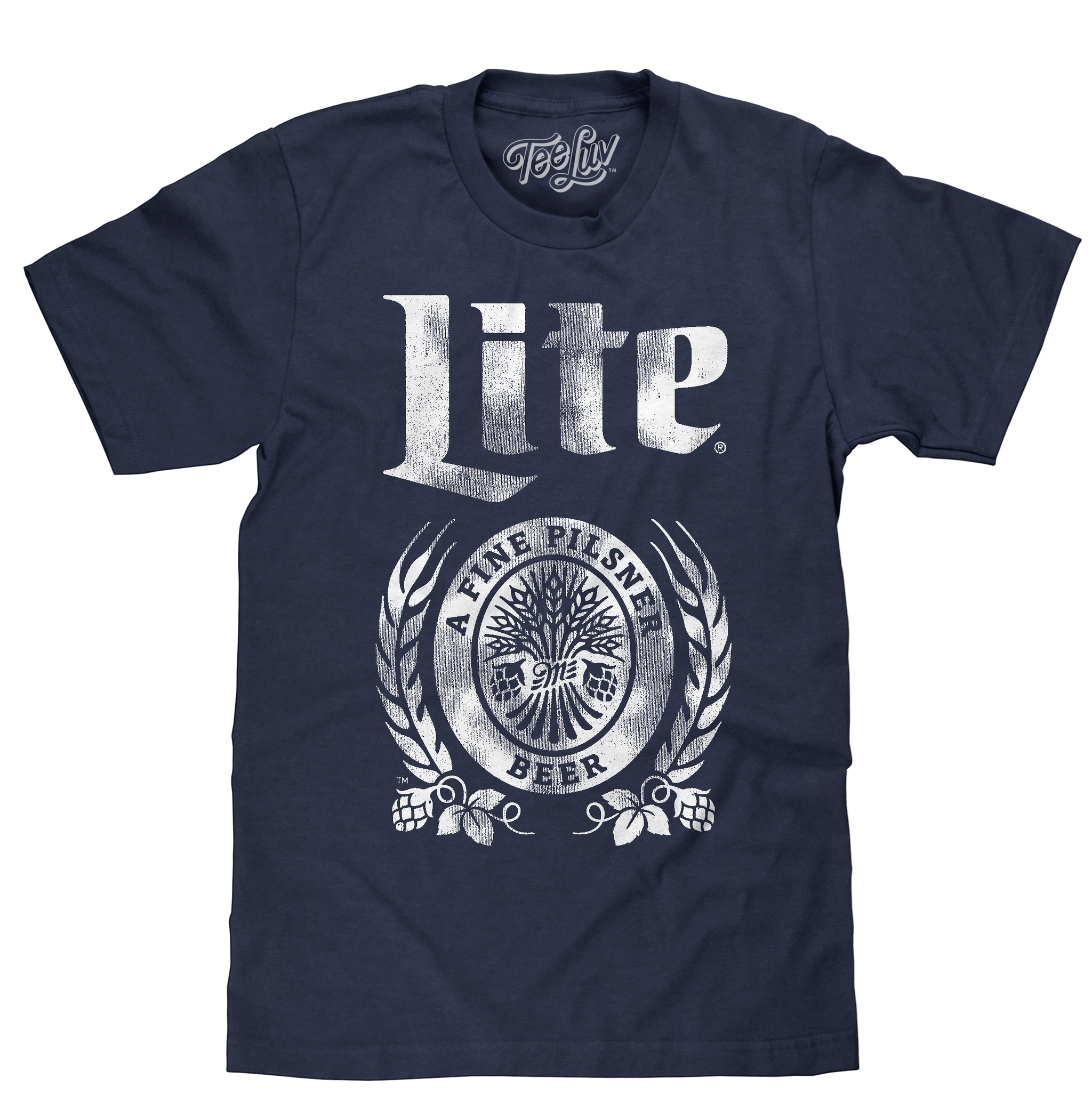 Miller Lite Logo T-Shirt - Navy
