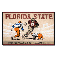 Florida State Seminoles Starter Mat Accent Rug - 19in. x 30in. Ticket Stub Starter Mat - Florida State