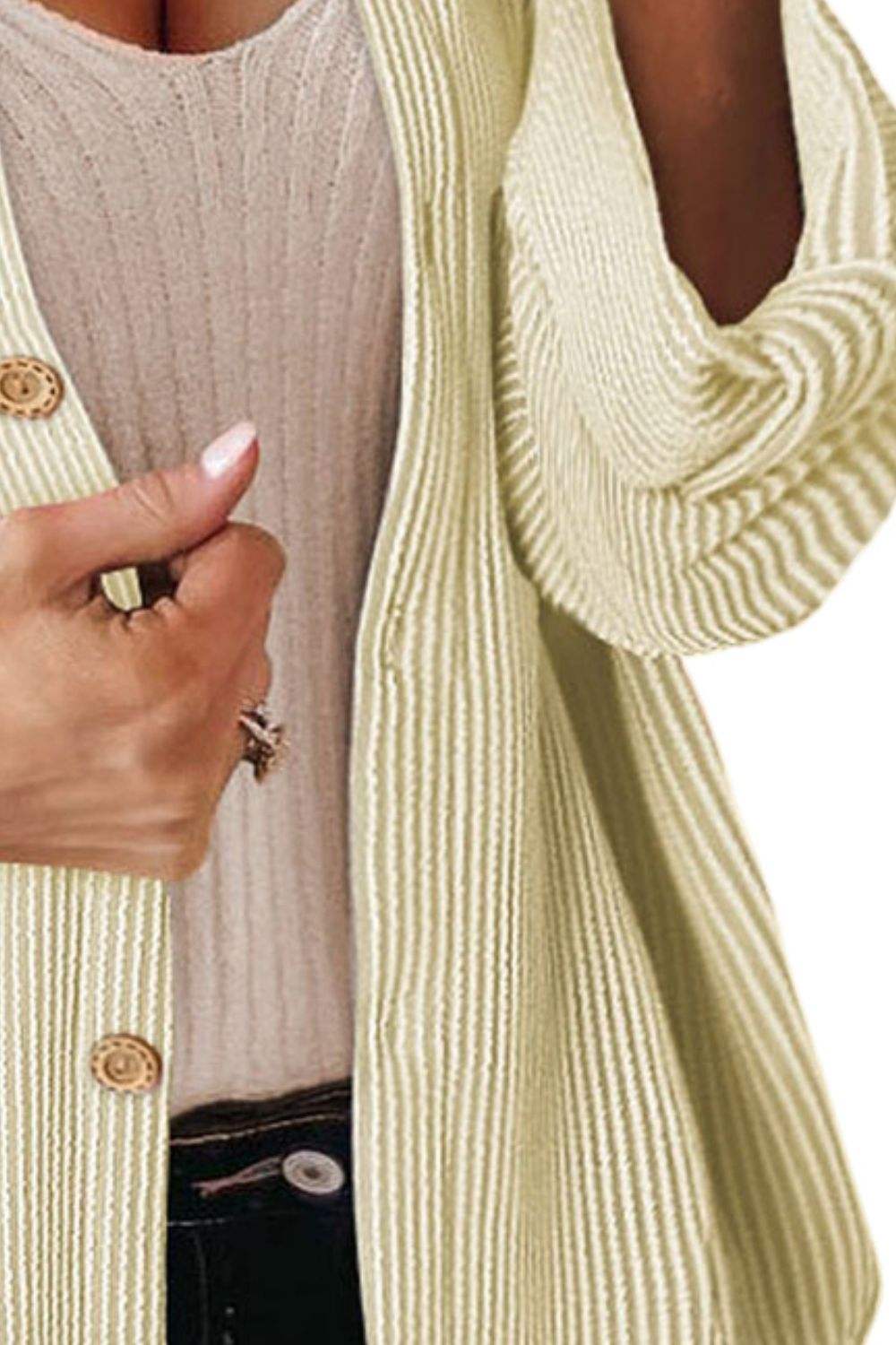Striped Collared Neck Long Sleeve Shirt - Trendsi - Flyclothing LLC