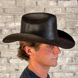 Rockmount Ranch Wear Full Grain Leather Hat in Cattleman Brown - Rockmount Clothing - Flyclothing LLC