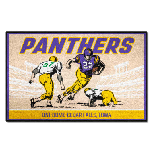 Northern Iowa Panthers Starter Mat Accent Rug - 19in. x 30in. Ticket Stub Starter Mat - Northern Iowa
