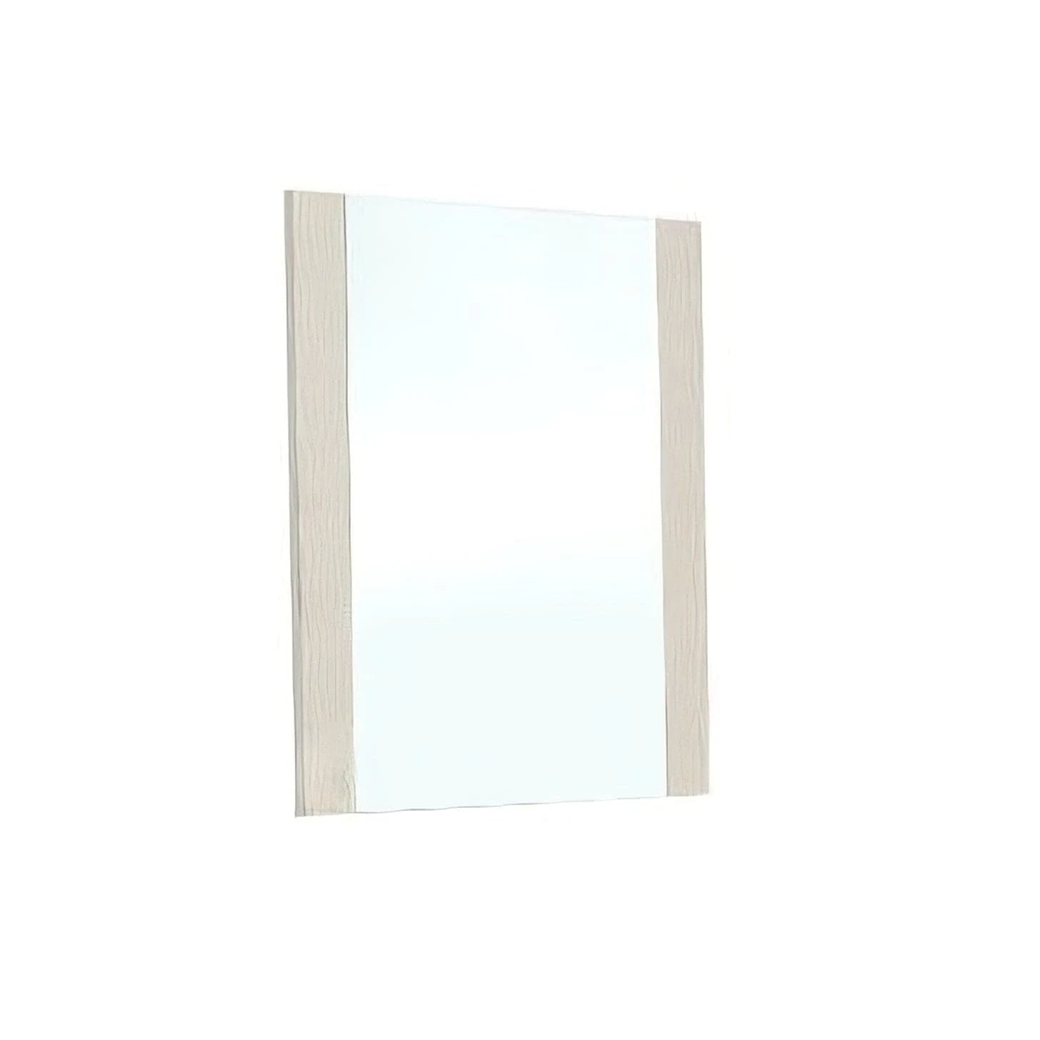 41" Beige Framed Dresser Mirror - Homeroots - Flyclothing LLC
