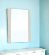 41" Beige Framed Dresser Mirror - Homeroots - Flyclothing LLC