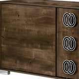66" Brown Three Drawer Double Dresser - Homeroots - Flyclothing LLC