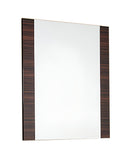 45" Ebony Framed Accent Mirror - Homeroots