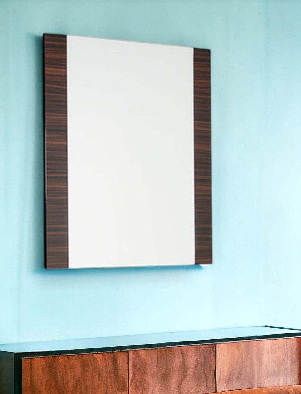 45" Ebony Framed Accent Mirror - Homeroots - Flyclothing LLC