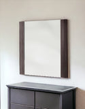 41" Gray Framed Accent Mirror - Homeroots