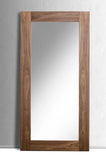 79" Brown Framed Full Length Hanging Mirror - Homeroots