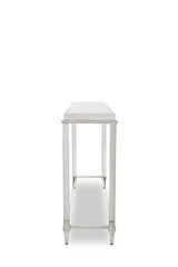 55" Silver Glass Frame Console Table - Homeroots - Flyclothing LLC