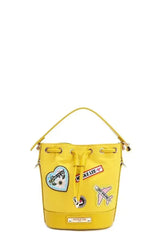 Nicole Lee USA Color Patch Bucket Bag - Trendsi - Flyclothing LLC
