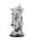 Modern Silver Horse Head Sculpture - Homeroots - Flyclothing LLC
