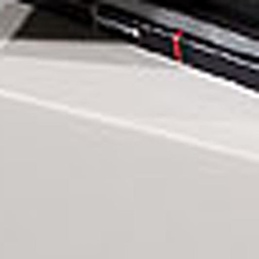 16" White Glossy Veneer Nightstand - Homeroots