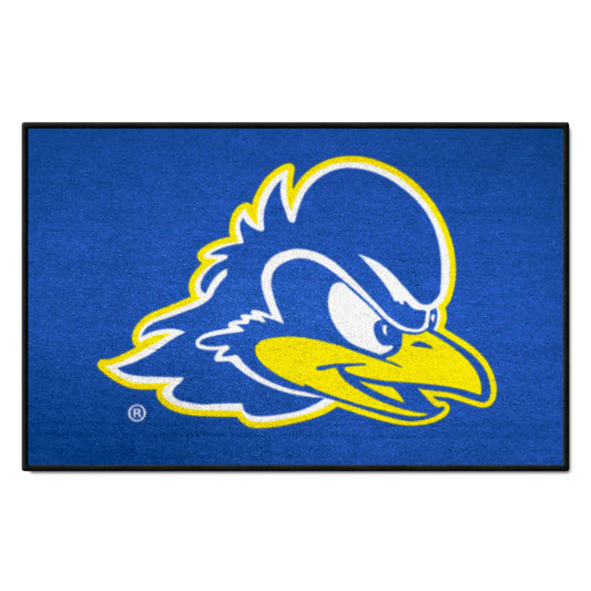 Delaware Blue Hens Starter Mat Accent Rug - 19in. x 30in. - Delaware