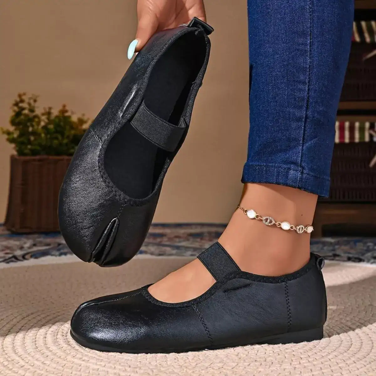 Split-Toe Slip-Ons - Trendsi - Flyclothing LLC