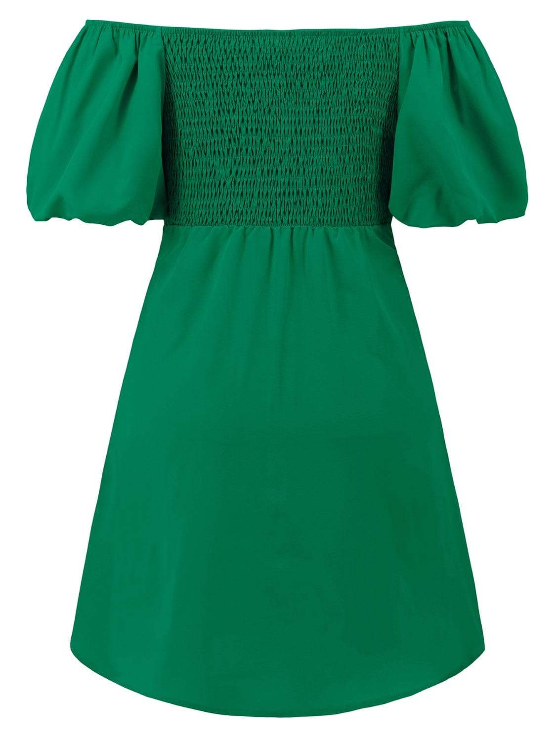 Cutout Twisted Off-Shoulder Short Sleeve Dress - Trendsi - Flyclothing LLC