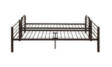 79" X 57" X 63" Twin Over Full Sandy Black Metal Tube Bunk Bed - Homeroots - Flyclothing LLC
