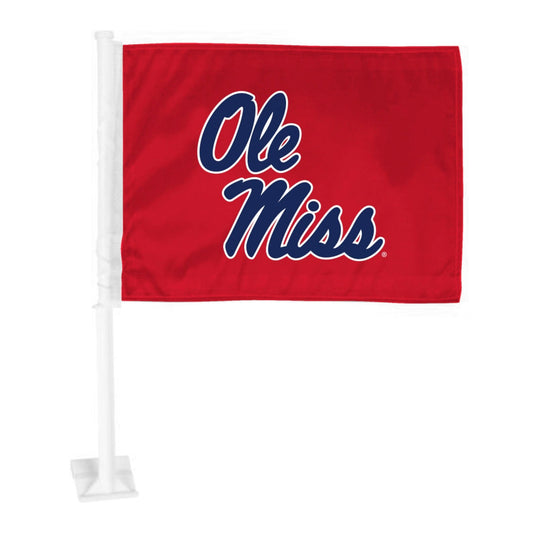 Ole Miss Rebels Car Flag Large 1pc 11" x 14" - Ole Miss