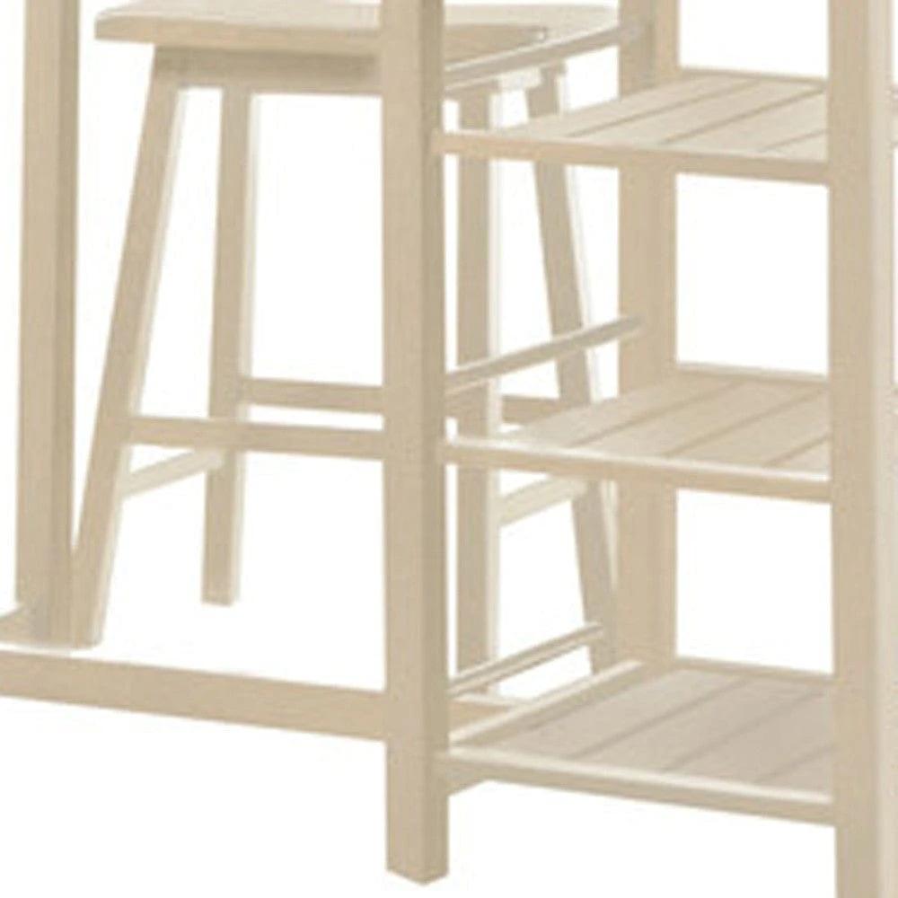 43" Beige Solid Wood Console Table - Homeroots - Flyclothing LLC