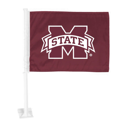 Mississippi State Bulldogs Car Flag Large 1pc 11" x 14" - Mississippi State