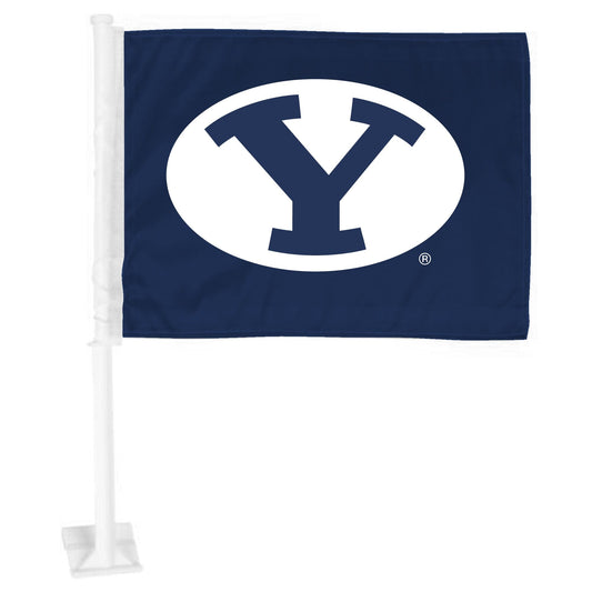 BYU Cougars Car Flag Large 1pc 11" x 14" - BYU