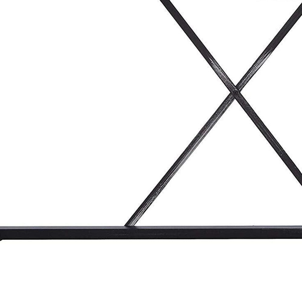 48" Brown and Black Computer Desk - Homeroots - Flyclothing LLC