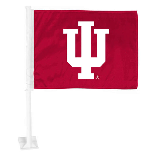 Indiana Hooisers Car Flag Large 1pc 11" x 14" - Indiana