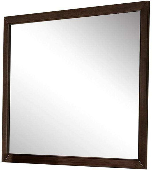 Espresso Wooden Rectangular Vanity Mirror - Homeroots - Flyclothing LLC