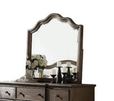 Distressed Grey Finish Beveled Wall Mirror - Homeroots - Flyclothing LLC