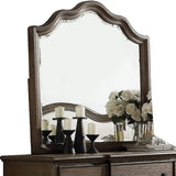 Distressed Grey Finish Beveled Wall Mirror - Homeroots - Flyclothing LLC