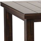 42" Espresso Dining Table - Homeroots