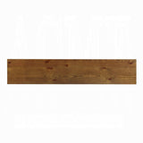 72" Oak Solid and Manufactured Wood Floor Shelf Console Table With Shelves - Homeroots