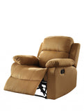 36" Brown Microfiber Recliner - Homeroots