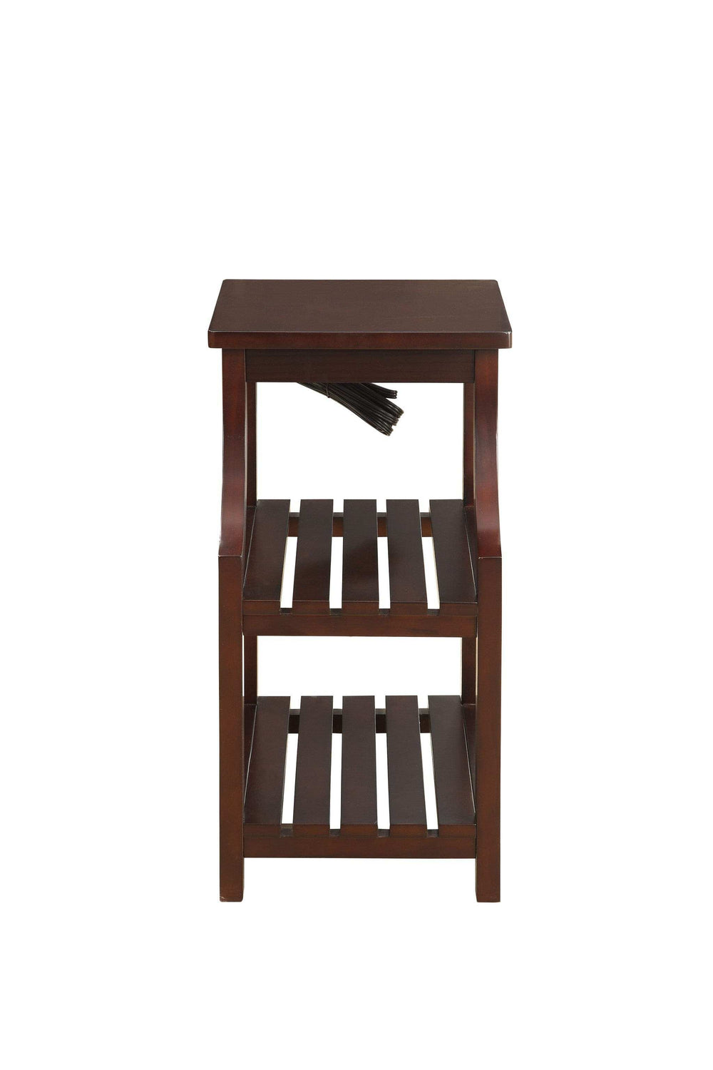 Espresso Wooden Usb Port Storage End Table - Homeroots - Flyclothing LLC