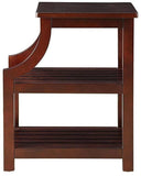 Espresso Wooden Usb Port Storage End Table - Homeroots - Flyclothing LLC