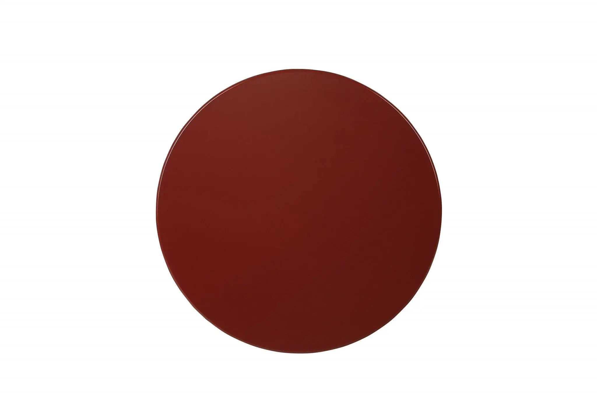 Pop Of Color Red Finish Side Table - Homeroots - Flyclothing LLC