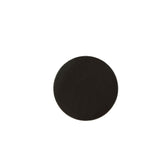 22" Black Solid Wood Round End Table - Homeroots